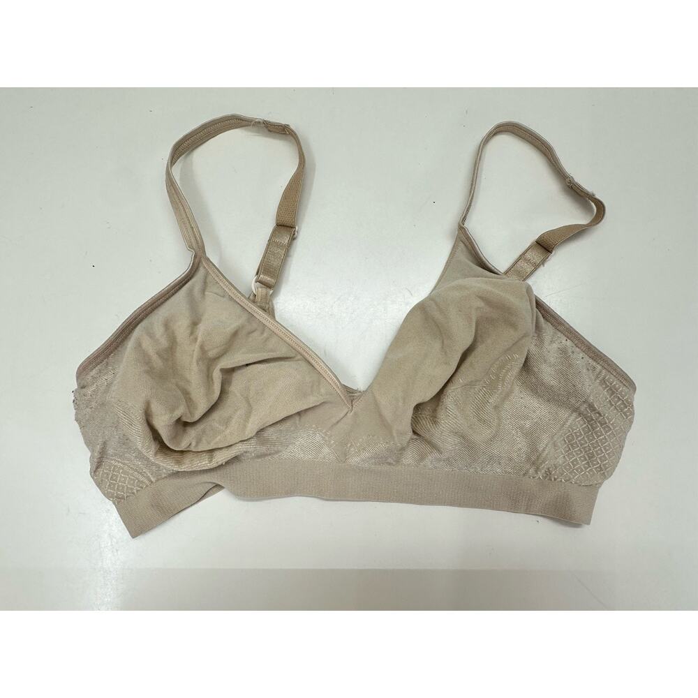 Barley There Womens Bra Size Large Tan Unpadded Wireless